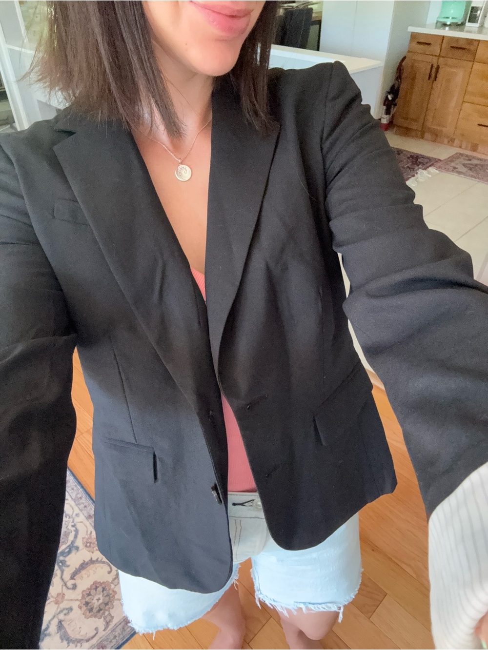 Banana Republic Black Tailored Blazer | Size 2 | Classic Work Office Jacket